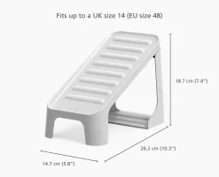 Shoe-In™ Compact 2-piece Ecru Shoe Caddy