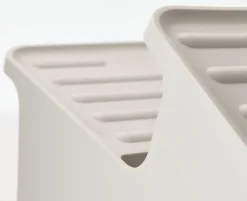 Shoe-In™ Space-saving Ecru Shoe Rack