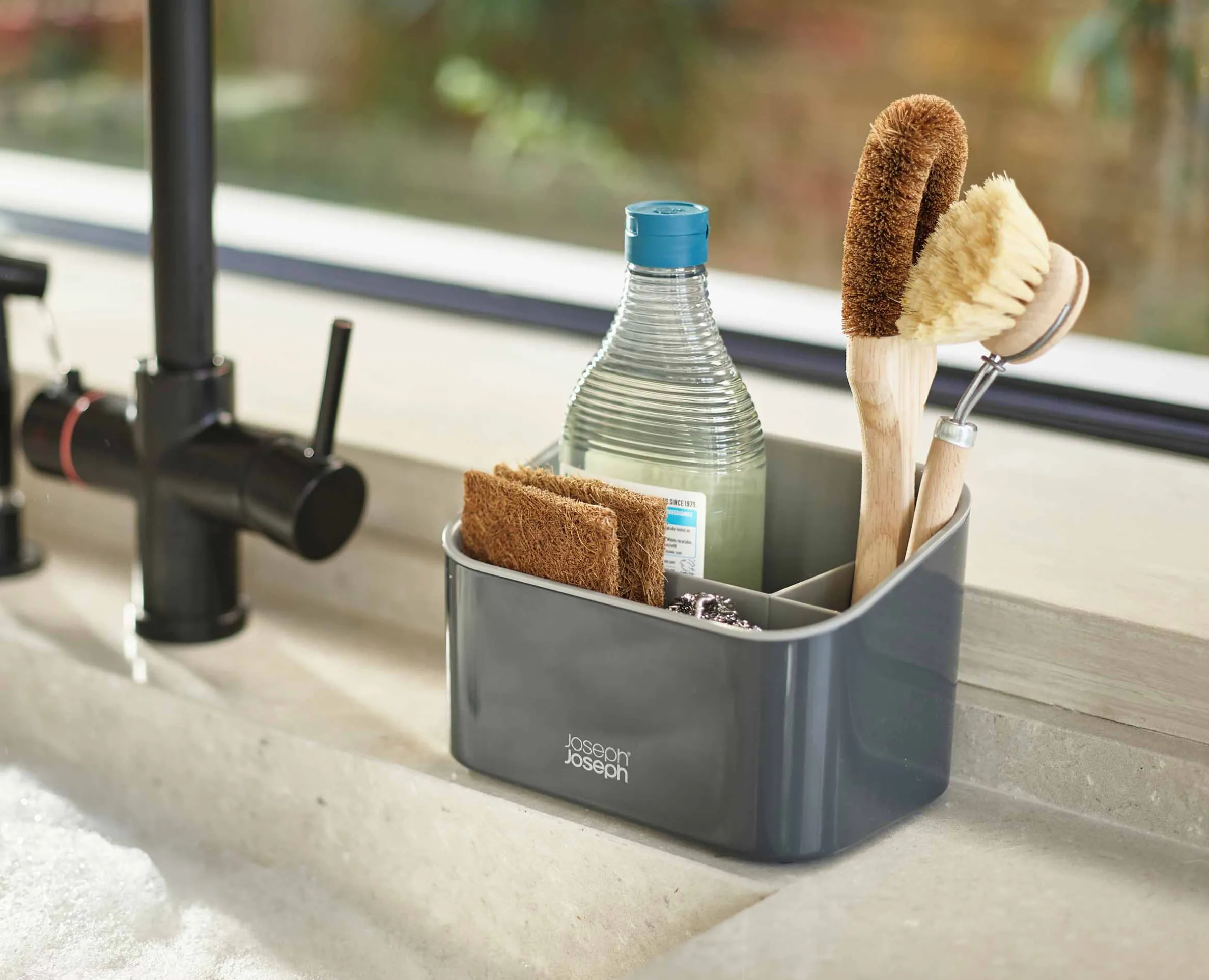 SinkStore™ Tiered Gray Sink Tidy