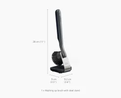 SinkTech™ Dish Brush with Steel Stand & Extra Heads