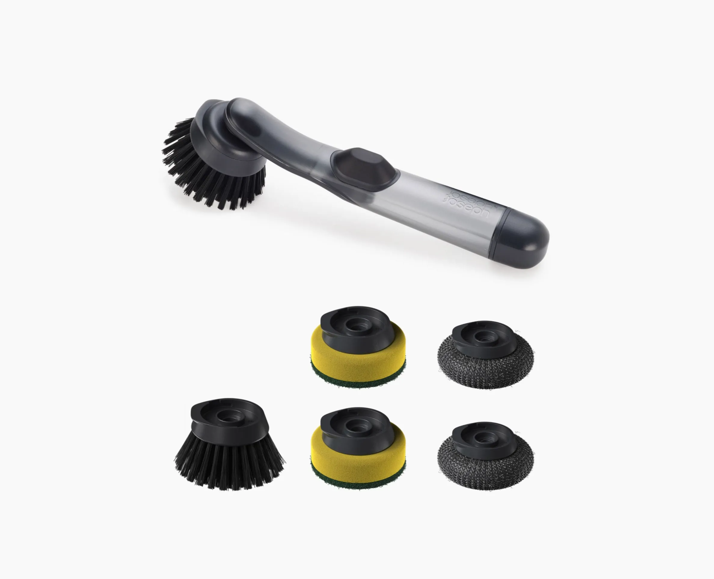 SinkTech™ Soap Dispensing Dish Brush with Replacement Head & Extra Heads