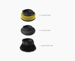 SinkTech™ Soap Dispensing Dish Brush with Replacement Head & Extra Heads