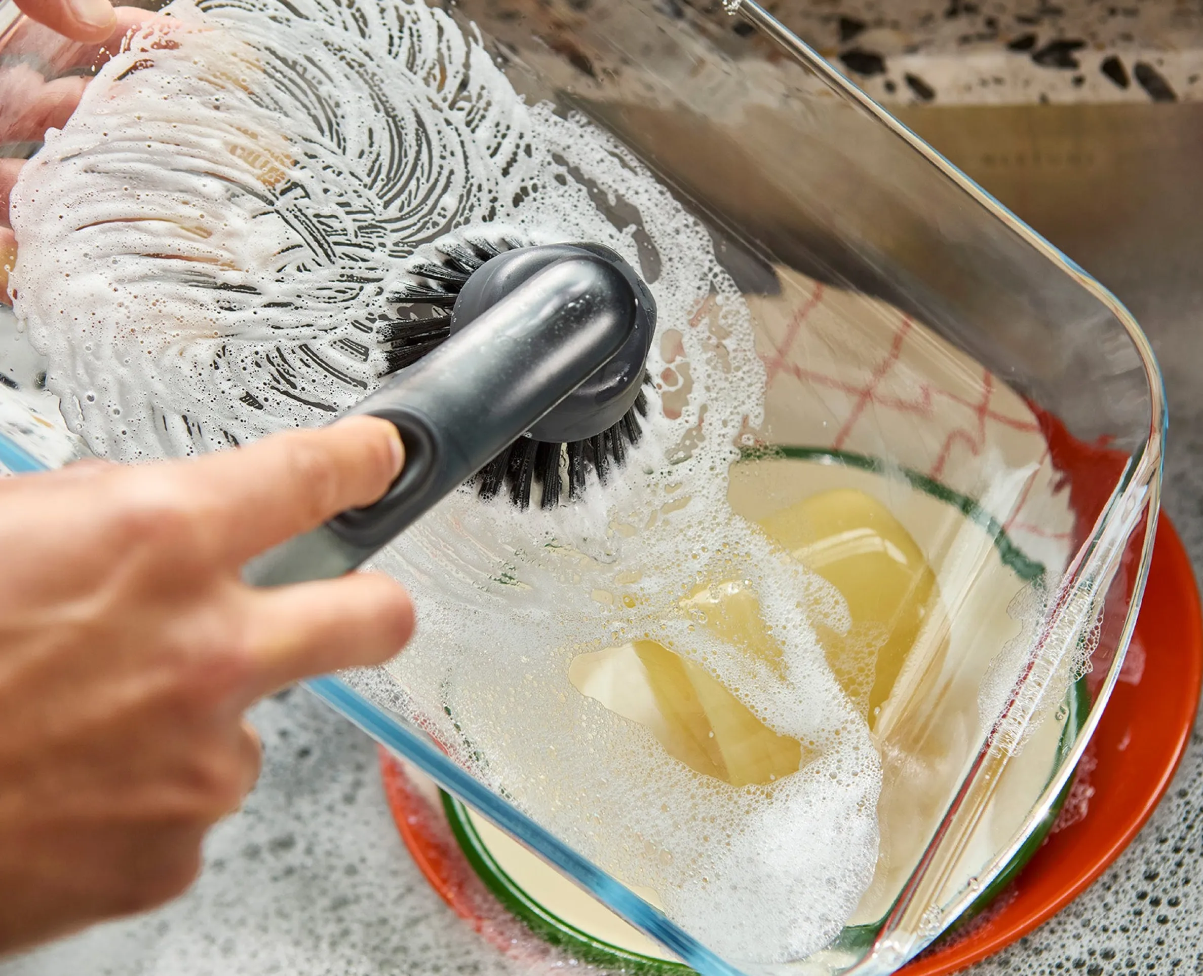 SinkTech™ Soap Dispensing Dish Brush with Replacement Head