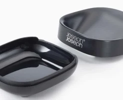 Slim™ Compact Matt Black Soap Dish