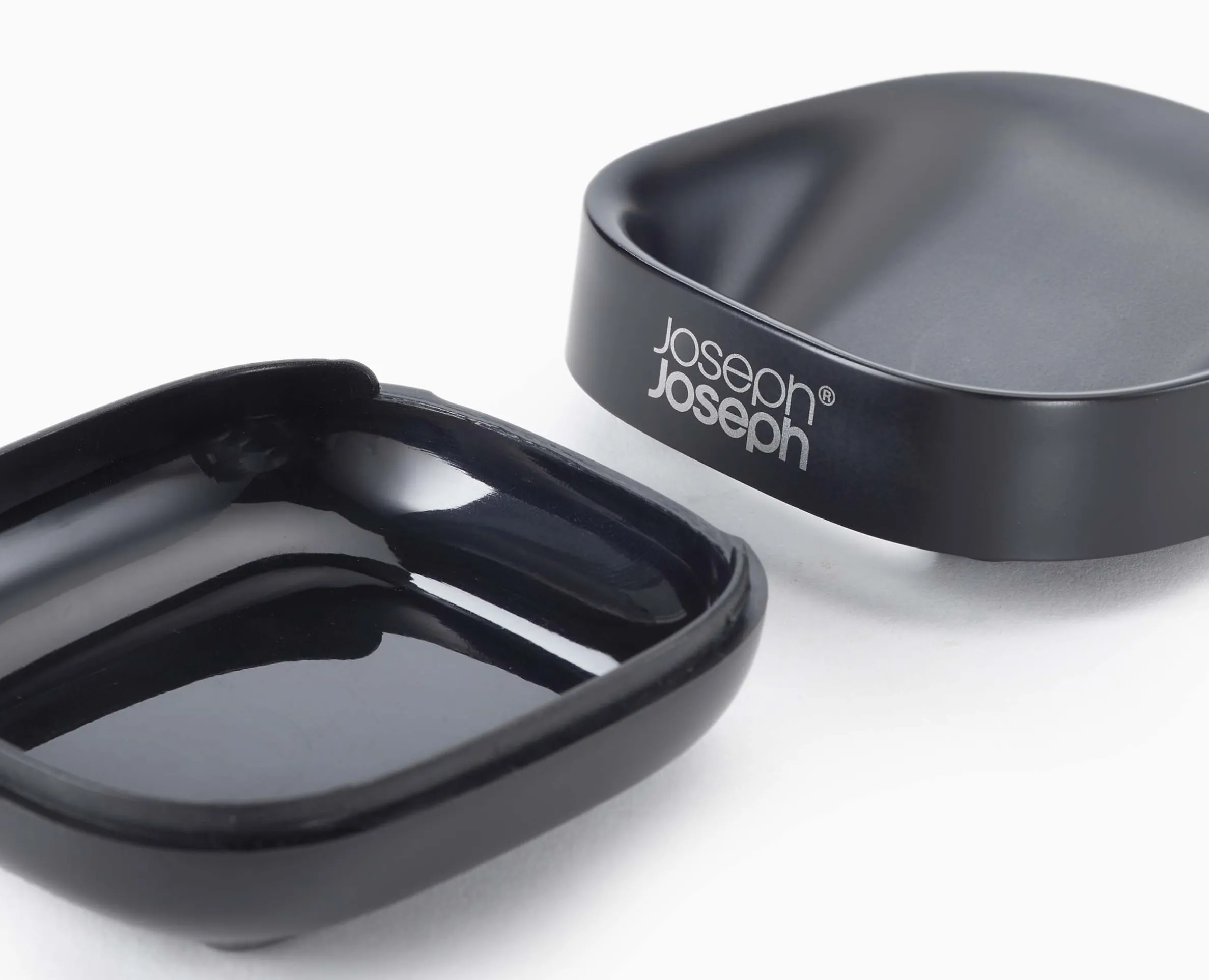Slim™ Compact Matt Black Soap Dish
