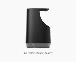 Slim™ Compact Matt Black Soap Dispenser