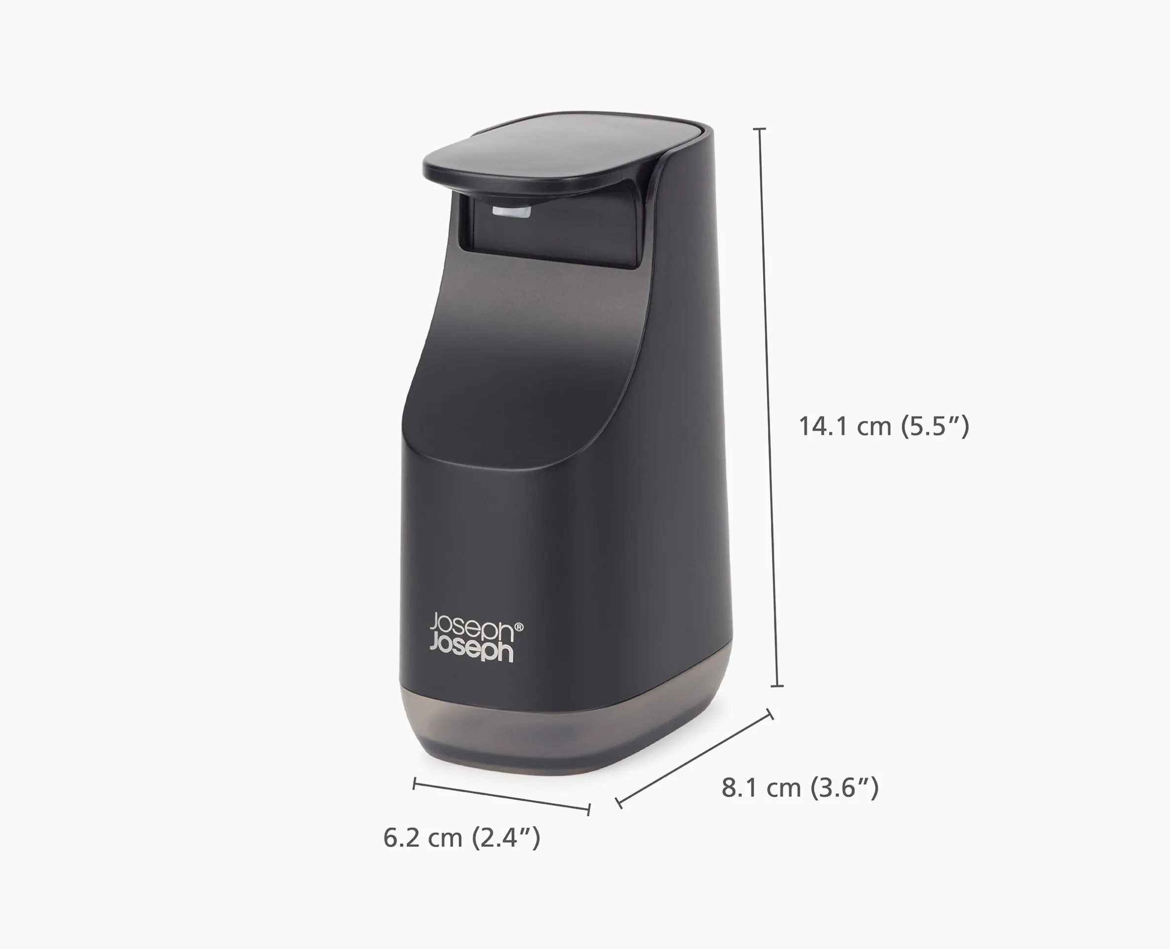 Slim™ Compact Matt Black Soap Dispenser