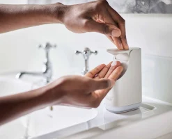 Slim™ Matt Ecru Soap Pump