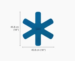 Space 3-piece Blue Felt Pan Protectors