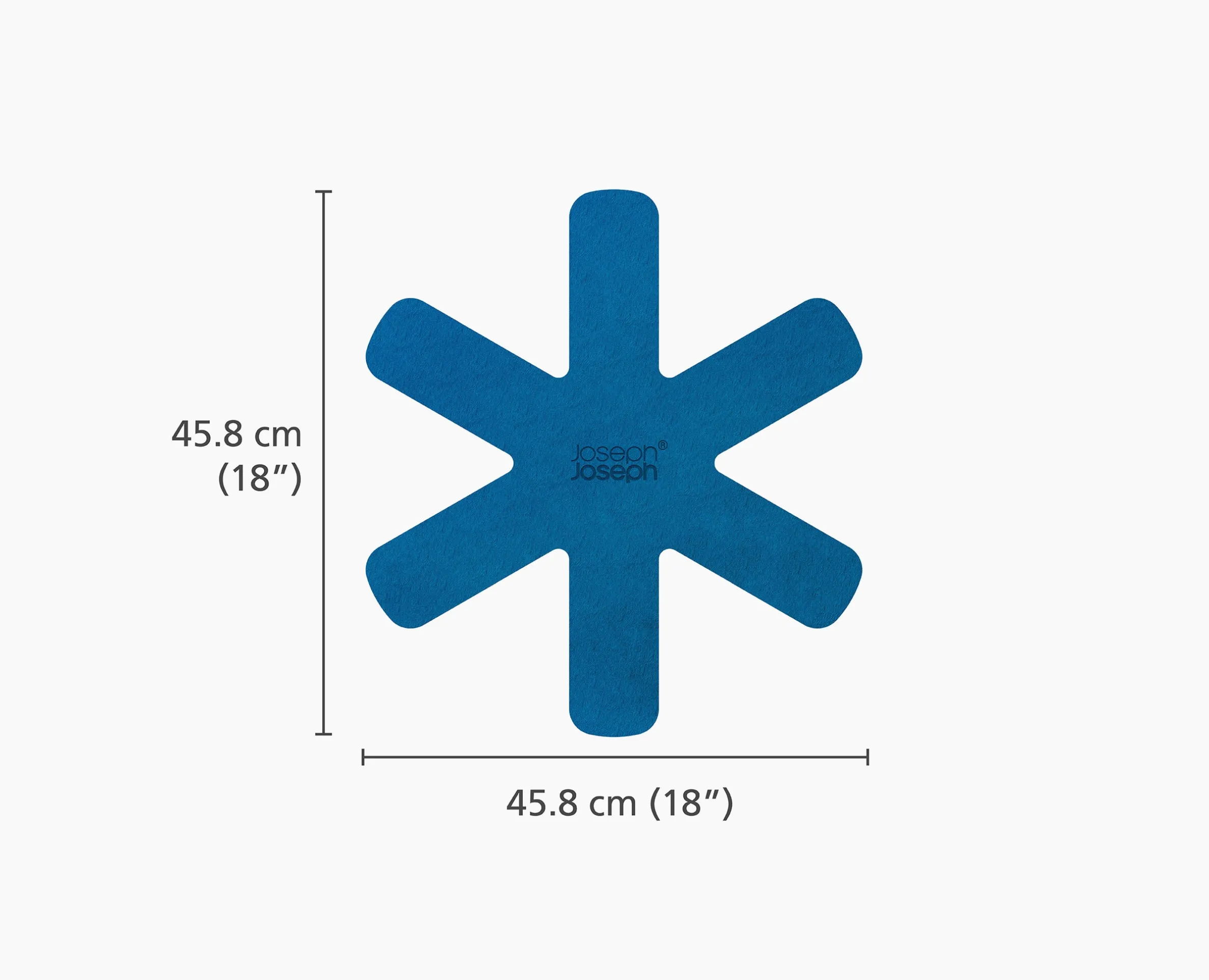 Space 3-piece Blue Felt Pan Protectors