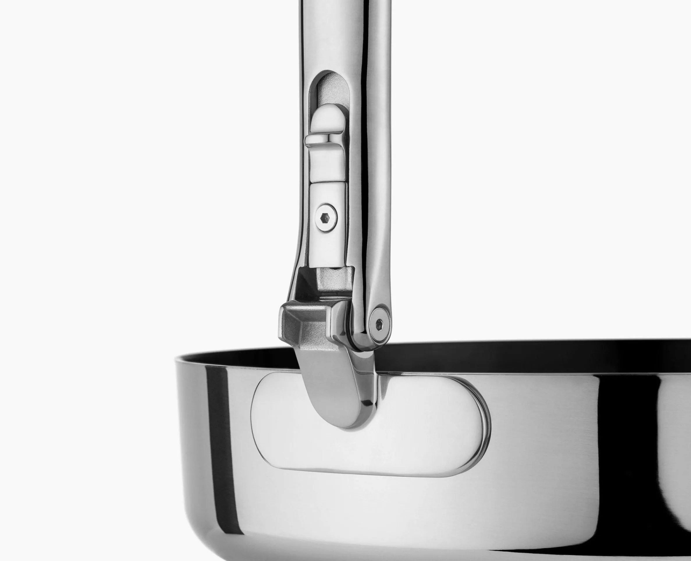 Space Steel Folding Handle Non-Stick 2-piece Pan Set