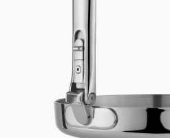 Space Steel Folding Handle 8-Piece Cookware Set