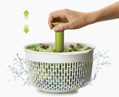 Spindola™ Green In-sink Salad-spinning Colander