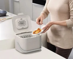 Stack 4L Stone Food Waste Caddy