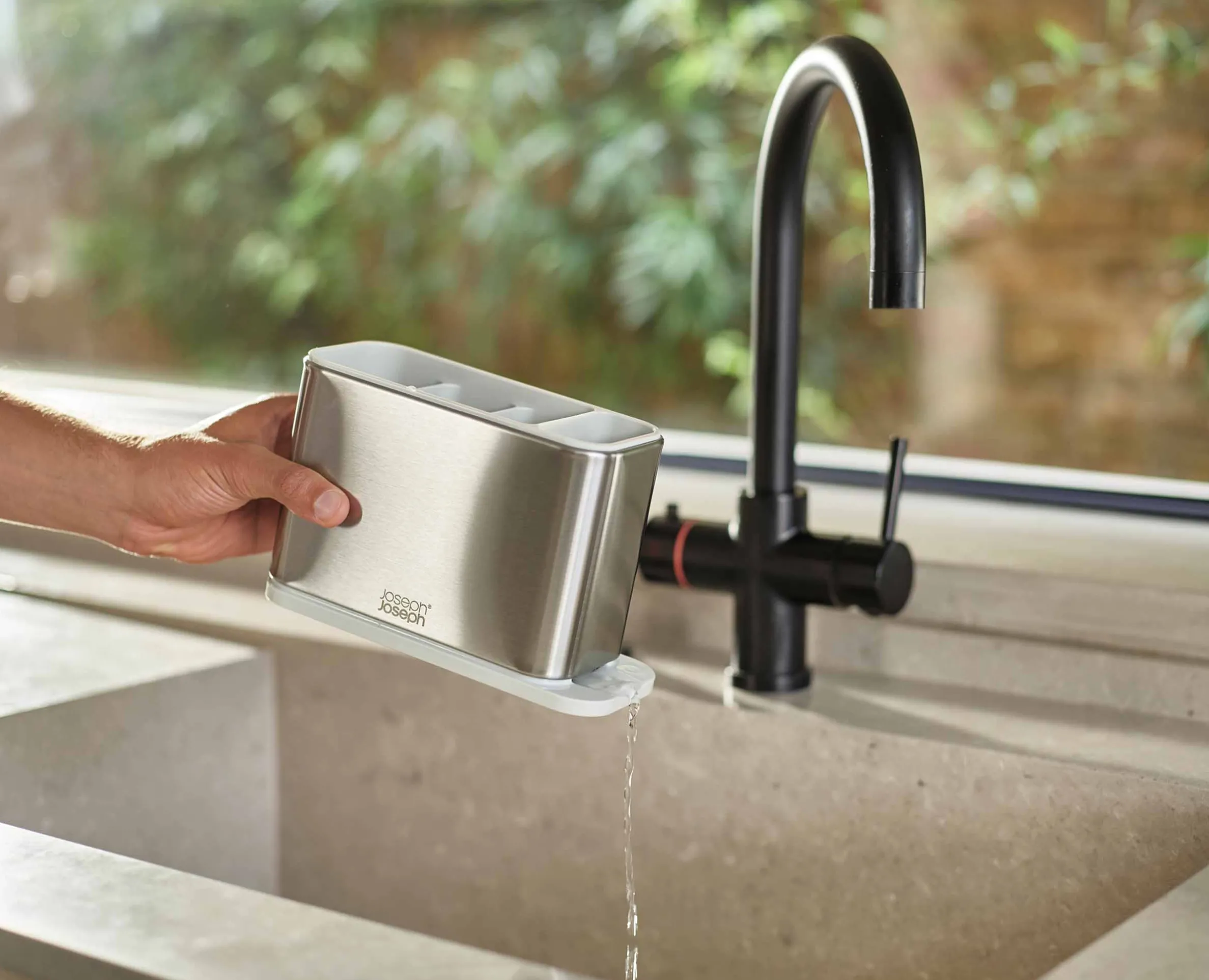 Surface™ Stainless-steel Cutlery Drainer