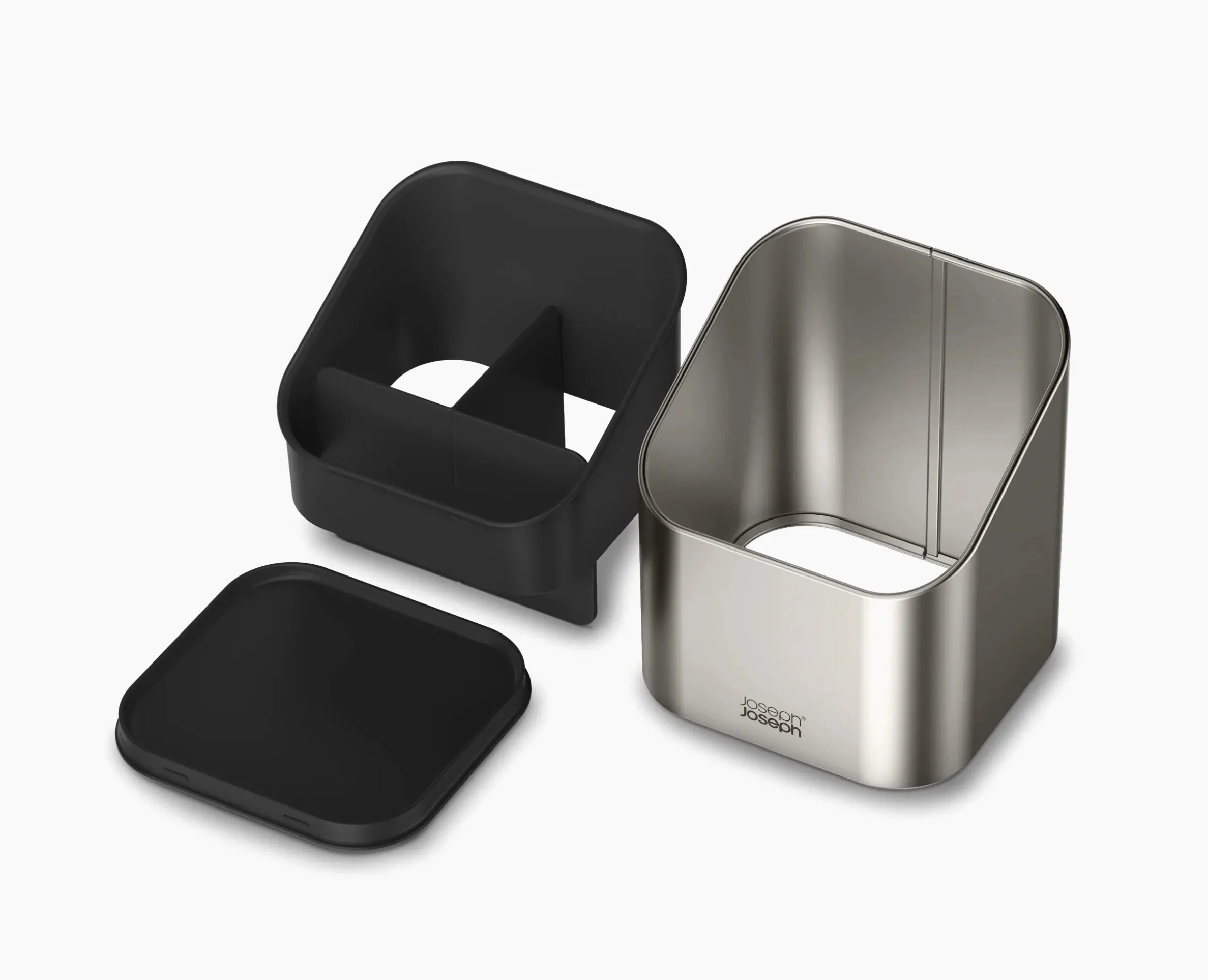 Surface™ Tiered Stainless-steel Utensil Pot