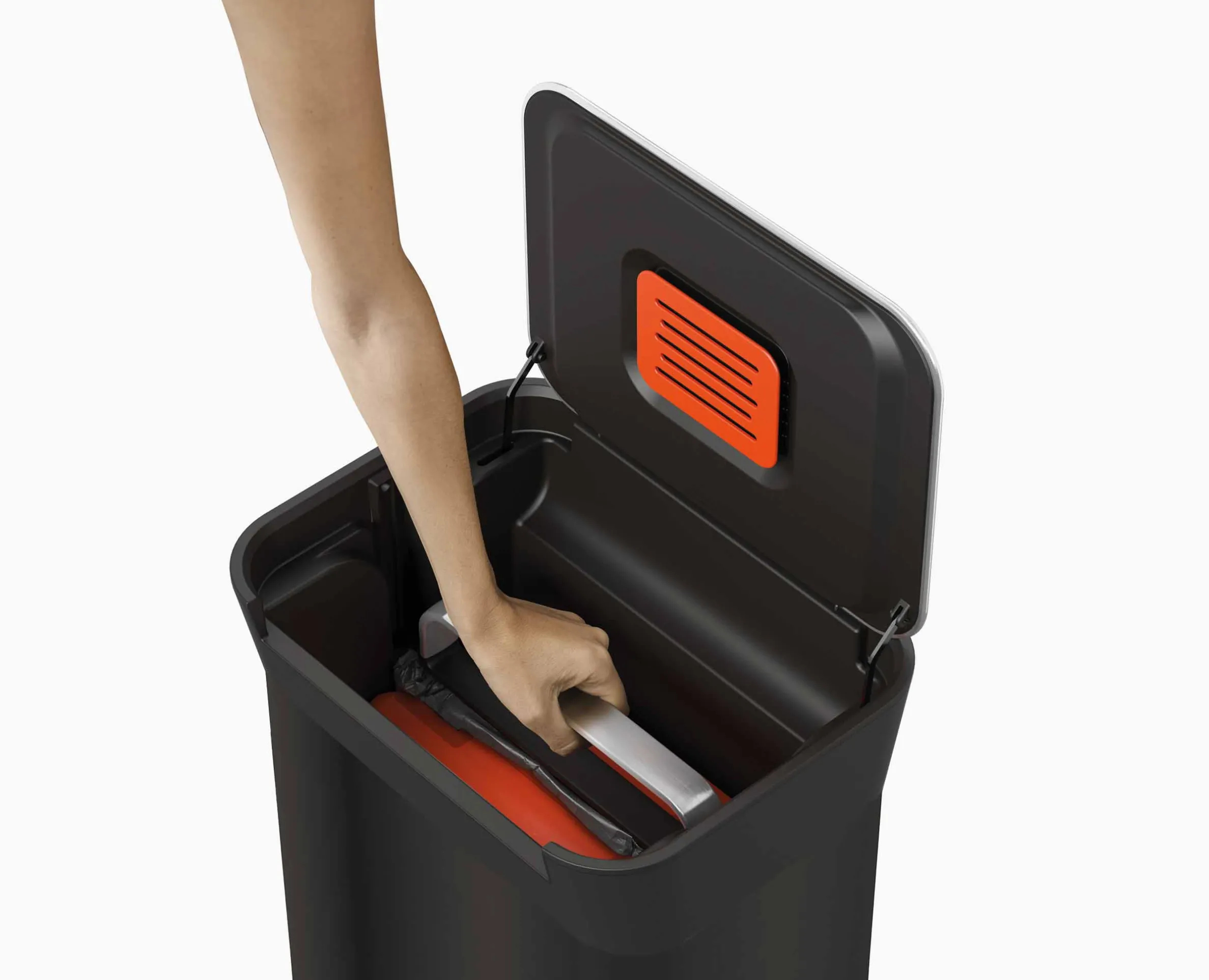 Titan 30L Black Trash Compactor