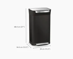 Titan 30L Black Trash Compactor