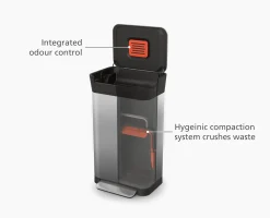 Titan 30L Stainless-steel Starter Set with Recycled Trash Bags