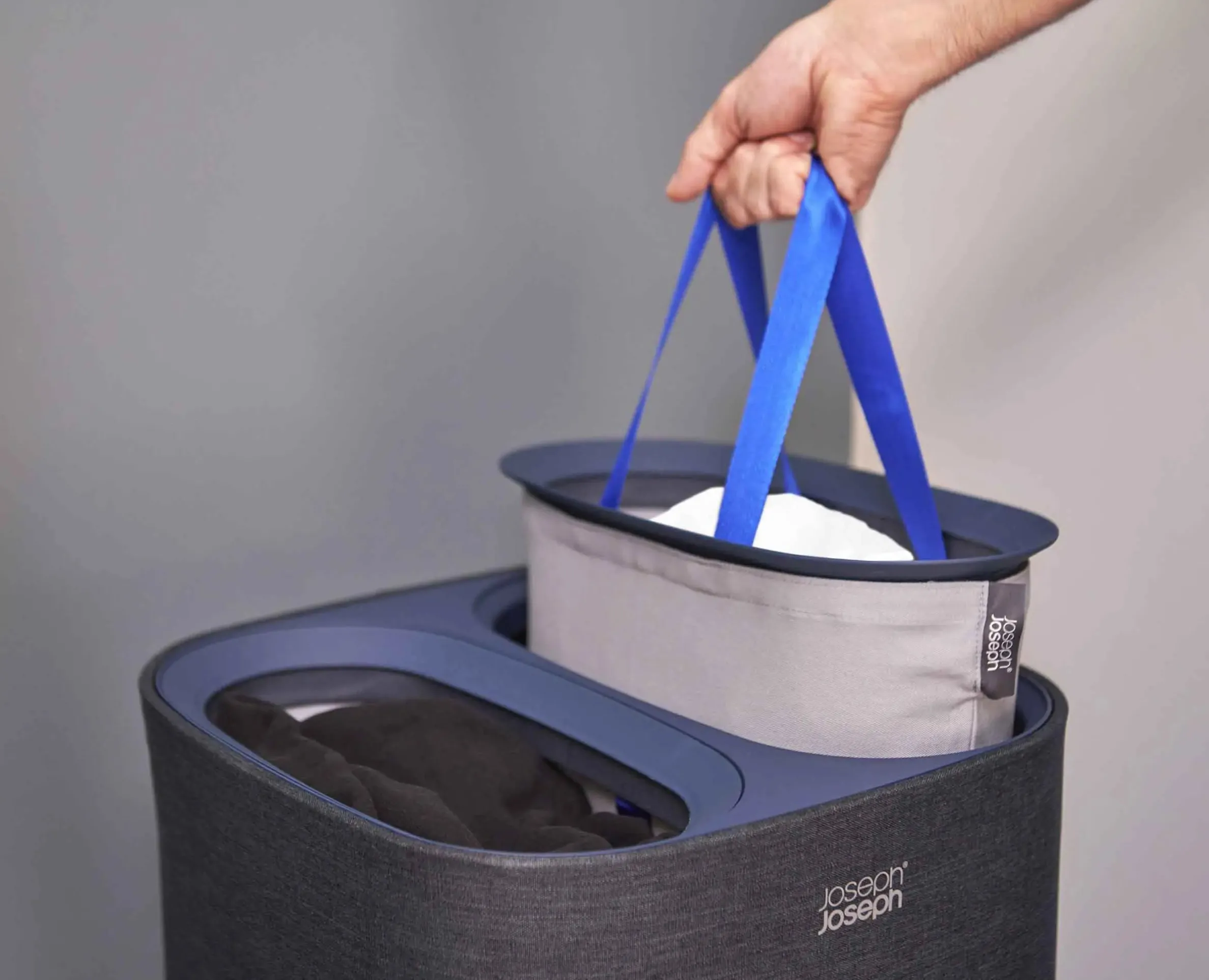 Tota 60L Black Laundry Separation Basket