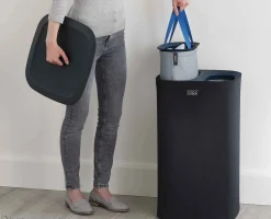 Tota 60L Black Laundry Separation Basket