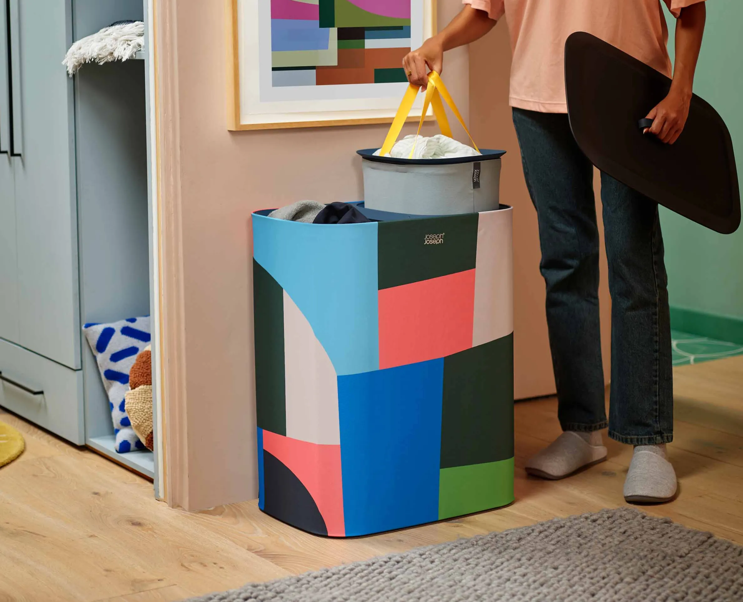 Tota 90L Laundry Separation Basket x Jonathan Lawes