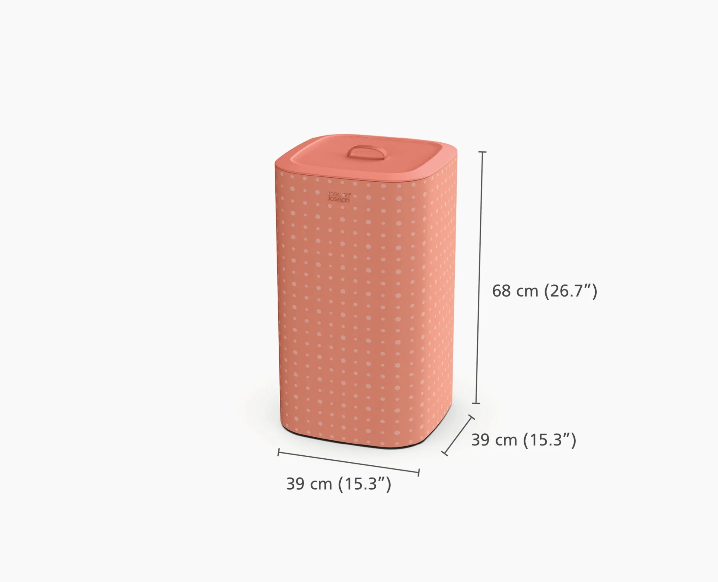 Tota Pop 60L Coral Laundry Separation Basket