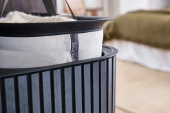 Tota Trio Luxe 90L Black Laundry Separation Basket