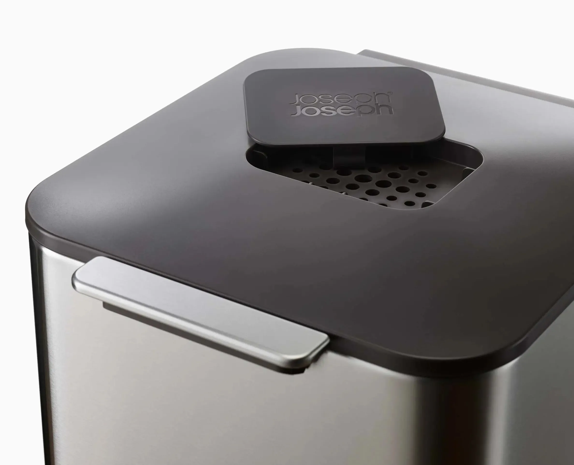 Totem Compact 40L Stainless-steel Waste & Recycling Trash Can