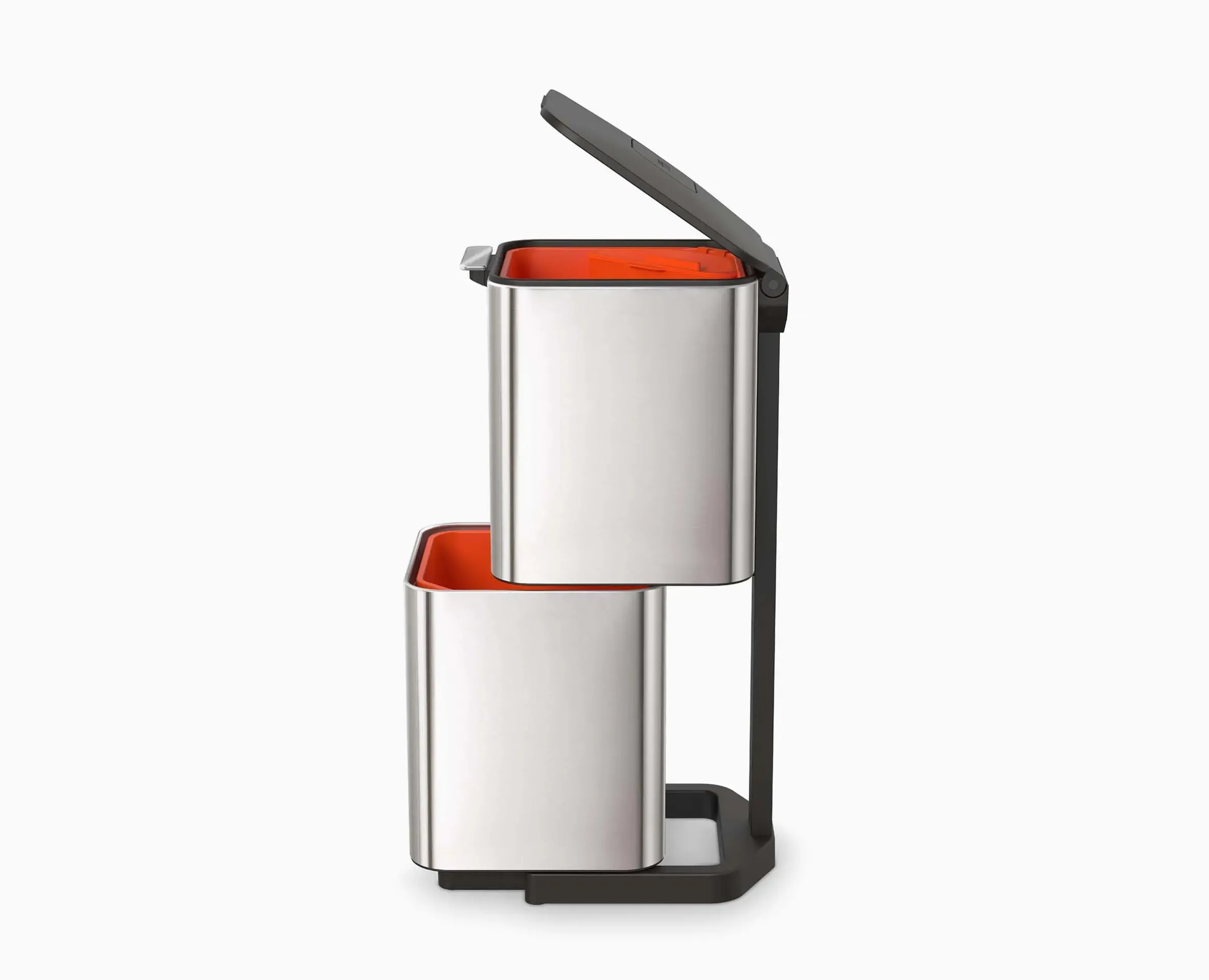 Totem Compact 40L Stainless-steel Waste & Recycling Trash Can