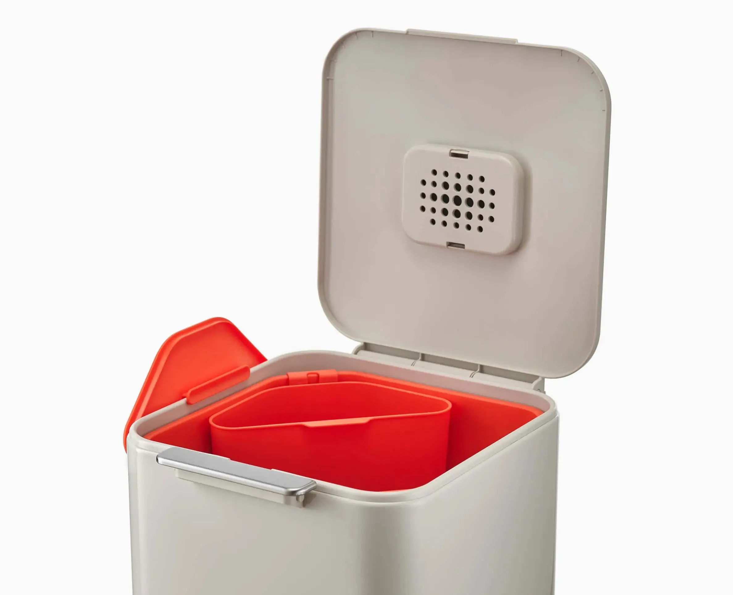 Totem Compact 40L Stone Waste & Recycling Trash Can