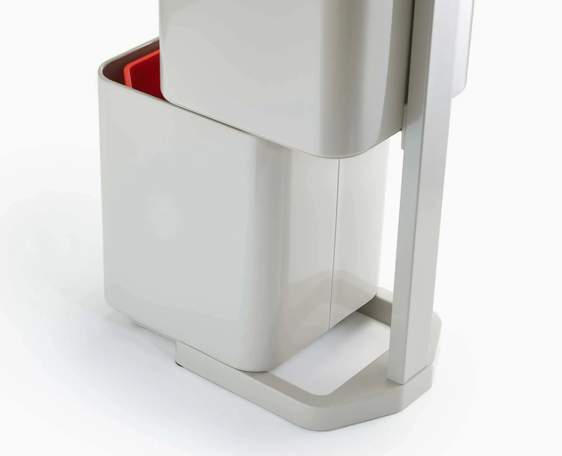 Totem Compact 40L Stone Waste & Recycling Trash Can