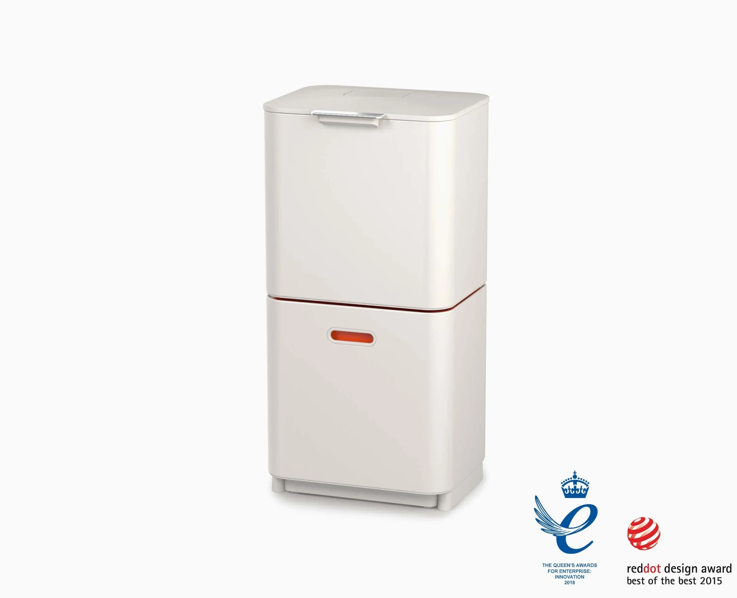 Totem Max 60L Stone Waste & Recycling Trash Can