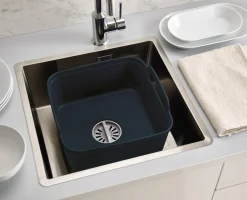 Wash&Drain™ Gray Washing Up Bowl