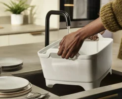 Wash&Drain™ Stone Green Washing Up Bowl
